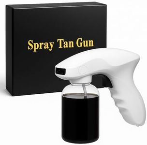 Cordless Professional Spray Tan Machine – Portable & Rechargeable Self Tanning Airbrush Gun – Delivers Smooth, Salon-Quality Sunless Tan for Home, Travel & Mobile Use