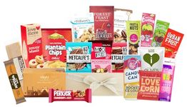 Vegan and Gluten Free Healthy Snacks and Biscuits Gift Hamper, Wedding, Birthday, Anniversary Party Mother's Day Gift Basket - Gluten Free Mega