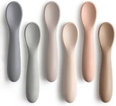 6 Pack Baby Spoons, Shorter Length 