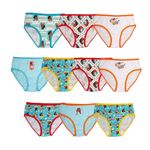 Disney Girls' Moana 100% Combed Cotton Panty Multipacks, Underwear Available in Sizes 2/3t, 4t, 4, 6, 8, 10-Pack, 4T