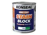 Ronseal OCSBW750 750 ml One Finish Stain Block - White