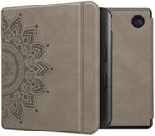 kwmobile Cover Compatible with Kobo Libra Colour Cover - eReader Case - Rising Sun Grey