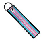 Pride Flag Keychain, Key Fob, Accessory For Keys, Bag, Motorcycles, Scooters, Cars and Gifts, Transgender, Standard
