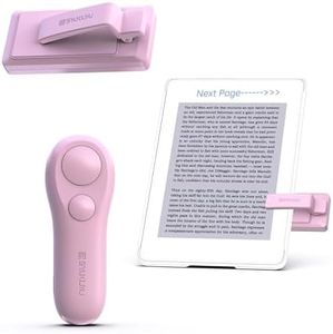 SK SYUKUYU RF Remote Control Page Turner for Kindle Reading Ipad Surface Comics, iPhone Android Tablets Reading Novels Taking Photos (Pink), SKPT01