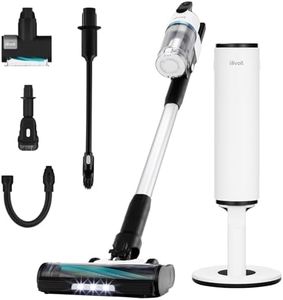 LEVOIT AERO Cordless Vacuum with Auto-Empty Station, HyperPulse Technology, Anti-Tangle Brush, 5-Stage Filtration, HEPA Filter, Up to 70 Minutes, Powerful Suction for Pet Hair, Carpet, Hard Floor