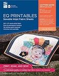 EQ Inkjet Printable Cotton Satin Fa