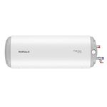 Havells Monza Slim 15(Right) Litre Storage Wall Mount Water Heater|Adjustable Knob,Metal Body,Glass Coated Tank|Warranty: 7 Year On Tank,Free Flexi Pipes,Free Installation|(White)