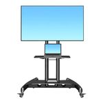 Gadget Wagon 32 to 75" LED TV Panel Cart Portable Wheel Stand