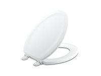 KOHLER 4647-0 Stonewood Elongated Toilet Seat, White