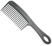 Chicago Comb Model 8 Carbon Fiber, Made in USA, Anti-static, Detangling & Shower comb, adds Lift & Volume, 21.5 cm (8.5 inches) long