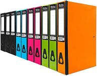 10 x Assorted Colour Pukka Foolscap