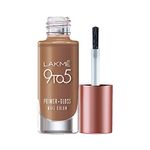 Lakmé 9 to 5 Primer + Gloss Nail Colour, Caramel Case, 6 ml