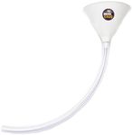 Premier Beer Bong Funnel Holds 40 Ounces, Made in The USA for Drinking Games, Bachelor and Tailgate Parties (7 Funnel Colors to Pick from) (White)