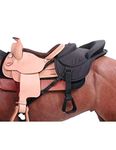 Tough 1 Ride - Behind Tandem Saddle for Western Saddle, Black