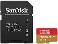 SanDisk 400GB Extreme Uhs-I MicroSDXC Memory Card with SD Adapter