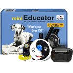 Ecollar E-Collar - Et-300Zen - 1/2 Mile Remote Waterproof Trainer Mini Educator - Static, Vibration and Sound Stimulation Collar with Petstek Dog Training Clicker