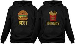 Best Friends Set BFF Hoodies Set Bu