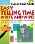 Easy Telling Time Write & Wipe (Kumon Flash Cards)