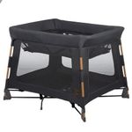 Maxi-Cosi Swift Playard, Playpen with 3-in-1 (Newborn bassinet, toddler, play), Portable, ultra comfort, 1 step fold, travel bag included, Classic Graphite