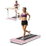 Dskeuzeew Treadmills for Home, 1-10km/h Ultra Slim Walking Pad Treadmills with Music Player&LED Display, Under Desk Treadmill Fitness Exercise, No Assembly