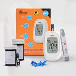 BPL Medical Technologies Glucose Meter Kit for Instant Accurate Blood Sugar Test at Home|Glucometer Machine, 10 Lancets, Lancing Devices & Vial of 35 (10+25) Diabetes Test Strips Combo