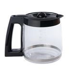 Replacement 12-Cup Glass Carafe for Cuisinart Coffee Maker (fits DCC-1200PRCCHW-12, CHW-12P1, DCC-1100BK, DCC-1200, DCC-2650, DGB-550BK, DGB-550BK1 DGB-625BC, DGB-700BC, SS-12)