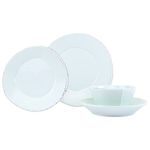 Vietri Lastra Aqua Four-Piece Place Setting