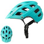 Exclusky Mountain Bike Helmet, MTB Helmet Adult Lightweight Breathable Mens Bike Helmet Cycling Mountain & Road Bicycle Helmets for Men Women(Teal)