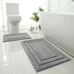 HOMEIDEAS Bathroom Rugs Sets 2 Piec