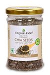 Orgrain India Certified Organic Chia Seeds, 480g (Pack Of 3 * 160g) | Company-Owned Farmlands | Omega 3 | Fiber for Weight Loss