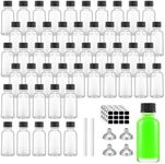 TANEMUDO 50 Pcs 1 oz Clear Glass Bo