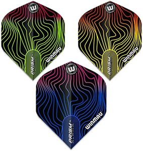 WINMAU Prism Bright Alpha Solar Dart Flight Set - 3 set per pack (9 Flights in Total)