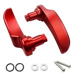 MDPROMCP Motorcycle Saddle Bag Lid Lifters Saddlebag Latch Kit Aluminum Compatible with Harley Davidson Street Glide Road King Special 2014-2022 Road Glide Special Ultra Limited with Hard Bags(Red)