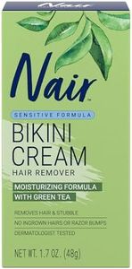 Nair Bikini Cream with Green Tea Sensitive Formula, 1.7 Ounce