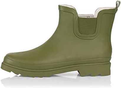 NORTY - Womens Ankle High Rain Boot, Matte Olive 39972-11B(M) US