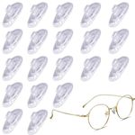 10 Pairs Nose Pads for Glasses Push on Nose Pads Silicone Nose Pads for Eyeglasses and Sunglasses