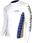 Tormenter Mens Side to Marlin Performance Shirt Small White