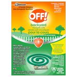 OFF! Backyard Mosquito Repellent Coils, Ideal for Camping and Outdoors, Up to 4 Hours of Protection, 2 Metal Stands and 8 Coils