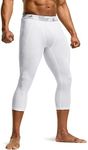 TSLA Men's 3/4 Compression Pants, R