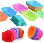 Silicone Muffin Cups, Wanfoou 24 Pa