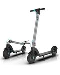 UBOARD X7 Electric Scooter: Max Speed 25 Km/H, Range 25 Km, 3 Speed Modes, 3-Hour Fast Charging, Fold-N-Carry Design, LED & Disc Brake, Lightweight, 125 Kg Capacity, Silver, Adult