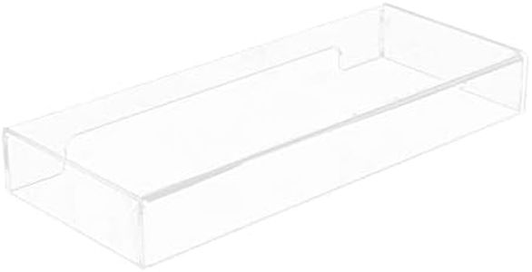 Acrylic Mechanical Keyboards Cover Transparent Durable for Desktop Office - 375x150x48mm