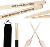 Personalized Drumsticks, Custom Eng