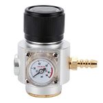 CO2 Mini Gas Regulator T21 * 4 Soda Pressure Gauge Wire CO2 Gas Regulator CO2 Charger Kit 0-90 PSI(for European)