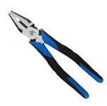 JPT Heavy Duty 8-Inch High-Leverage Side Cutting Pliers for Twisting, Clamping Screws, and Cutting Soft Metals like Copper and Aluminum