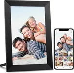 AEEZO 10.1 Inch WiFi Digital Picture Frame, IPS Touch Screen Smart Cloud Photo Frame with 32GB Storage, Easy Setup to Share Photos or Videos via AiMOR APP, Auto-Rotate, Wall Mountable (Black)