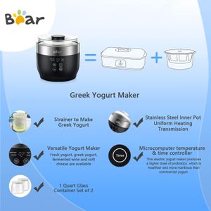 Automatic Digital Yogurt Maker – Black, Easy Home Fermentation