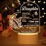 Vetbuosa Daughter Gifts - Birthday Gifts for Daughter from Mum Night Light, Gifts for Daughter, Graduation, Birthday Gifts for Daughter, Daughter Gifts from Mum, Idea Gifts for Daughter