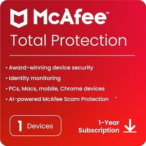 Mcafee Total Protection (1 PC | 1 Year) (Email Delivery in 24 hours- No CD)