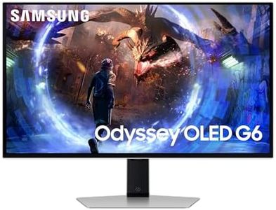 Samsung 27 Inch Odyssey OLED G60SD QHD Gaming Monitor| 2560x1140| 360Hz| 0.03ms| AMD FreeSync Premium Pro| HDMI 2.1| DP 1.4| HAS Pivot| OLED Safeguard+